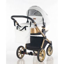 Matrix - kol. Biało - Złoty - Wózek dziecięcy - Kajtex