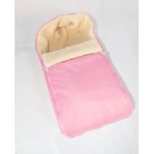 Różowy śpiworek do wózka